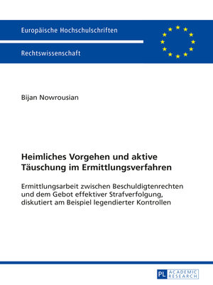 cover image of Heimliches Vorgehen und aktive Taeuschung im Ermittlungsverfahren